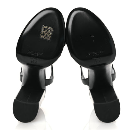 Saint Laurent Vendome Bianca 85 Platform Sandals 36.5 Black 7 of 12
