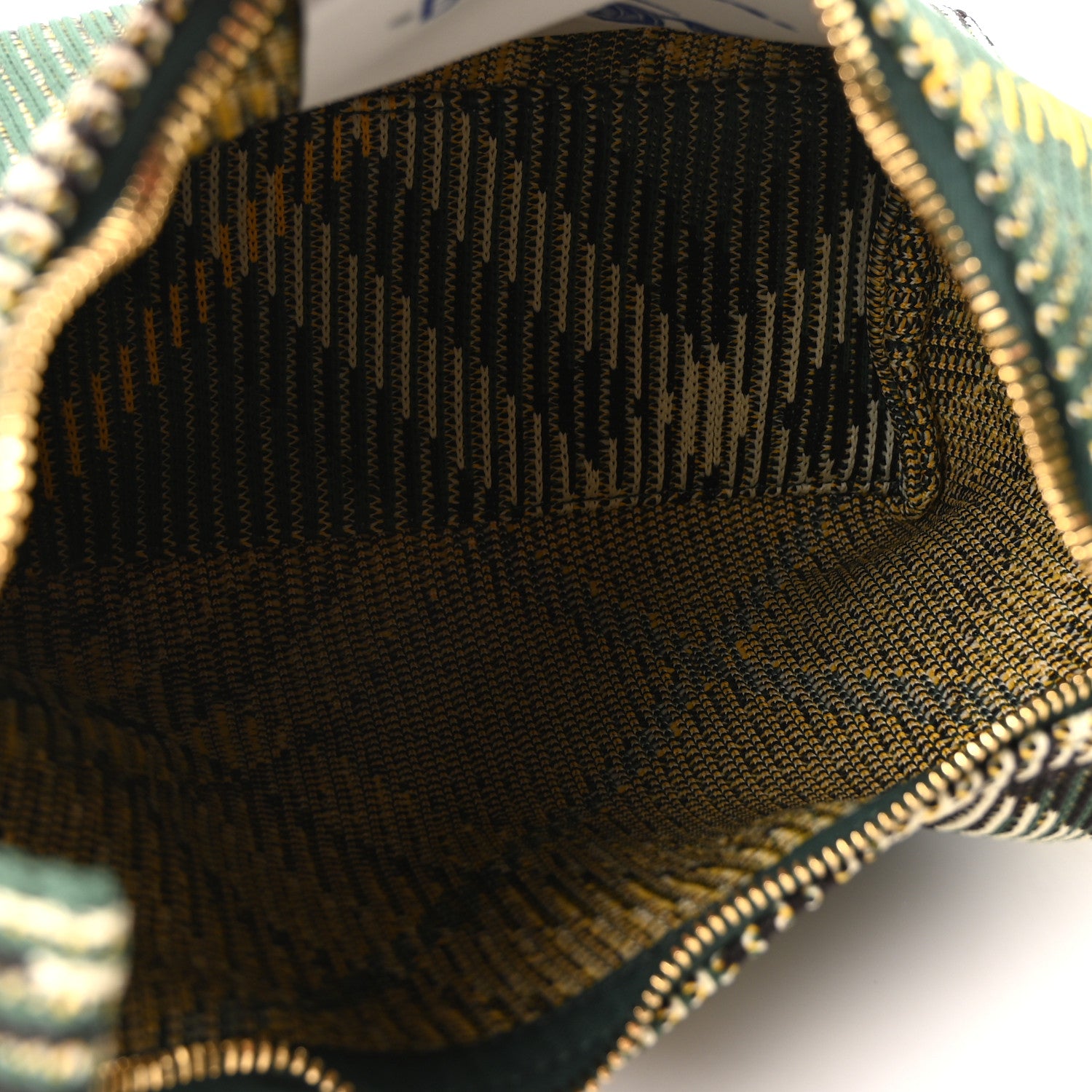 Burberry Canvas Knitted Check Mini Peg Duffle Bag Ivy 5 of 10