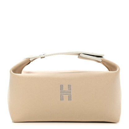 Hermes Canvas Small Bride-A-Brac Pouch Natural 1 of 6
