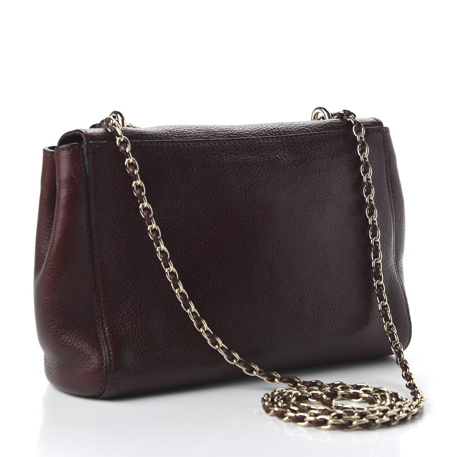 Mulberry Small Classic Grain Calfskin Small Lily Flap Oxblood 3 of 9