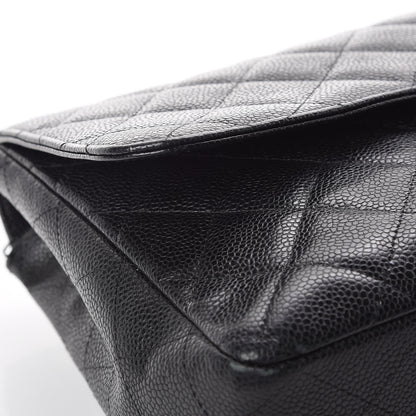 Chanel Caviar Quilted Jumbo Single Flap Black 20 of 23