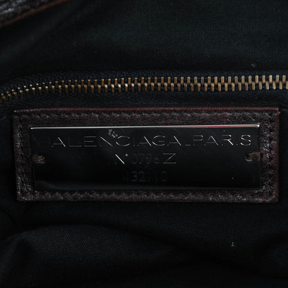 Balenciaga Chevre Classic Hardware Work Chocolate 6 of 9