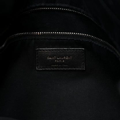 Saint Laurent Crinkled Calfskin Matelasse Monogram Niki Shoulder Bag Black 7 of 14