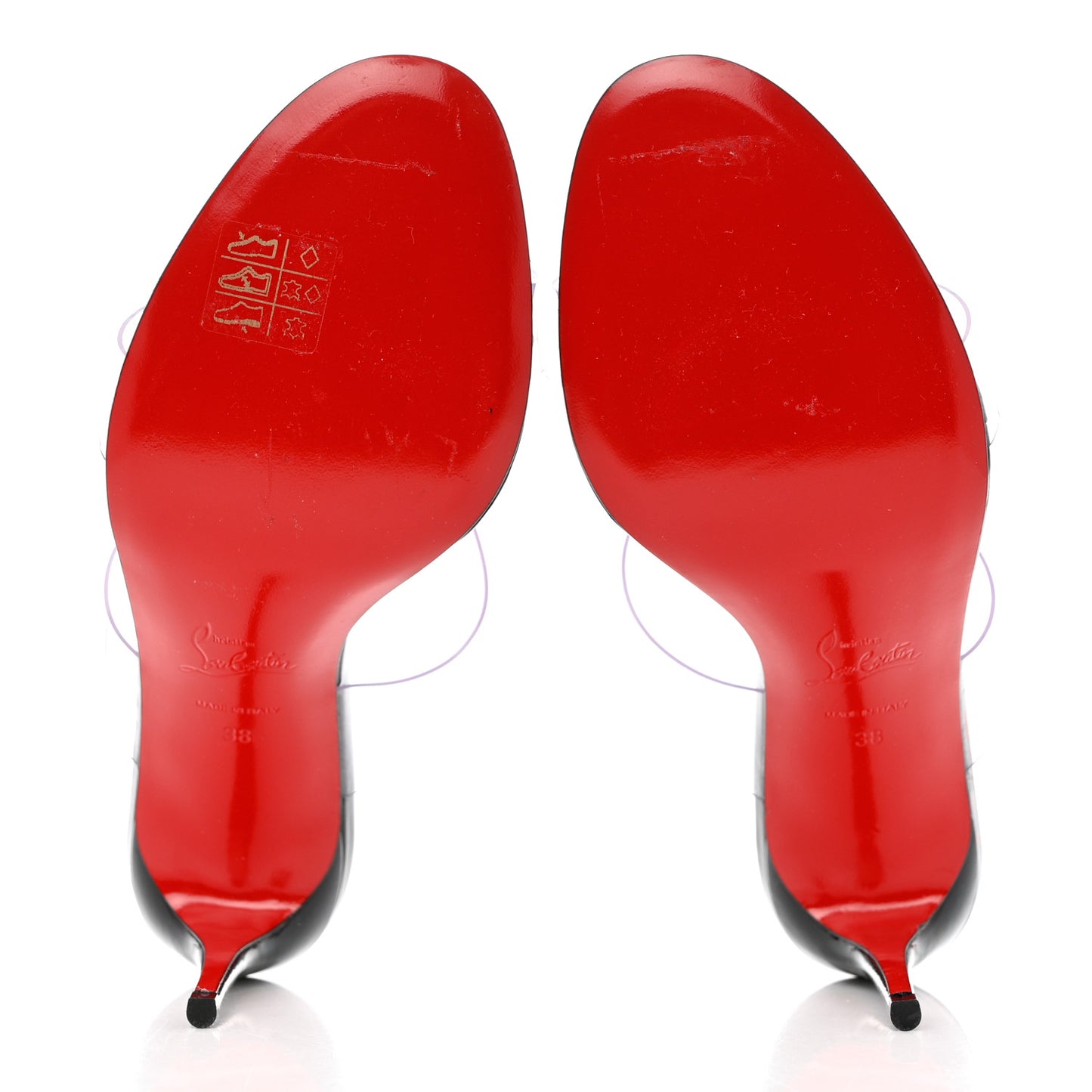 Patent PVC Just Nothing 85 Slide Sandals 38 Black