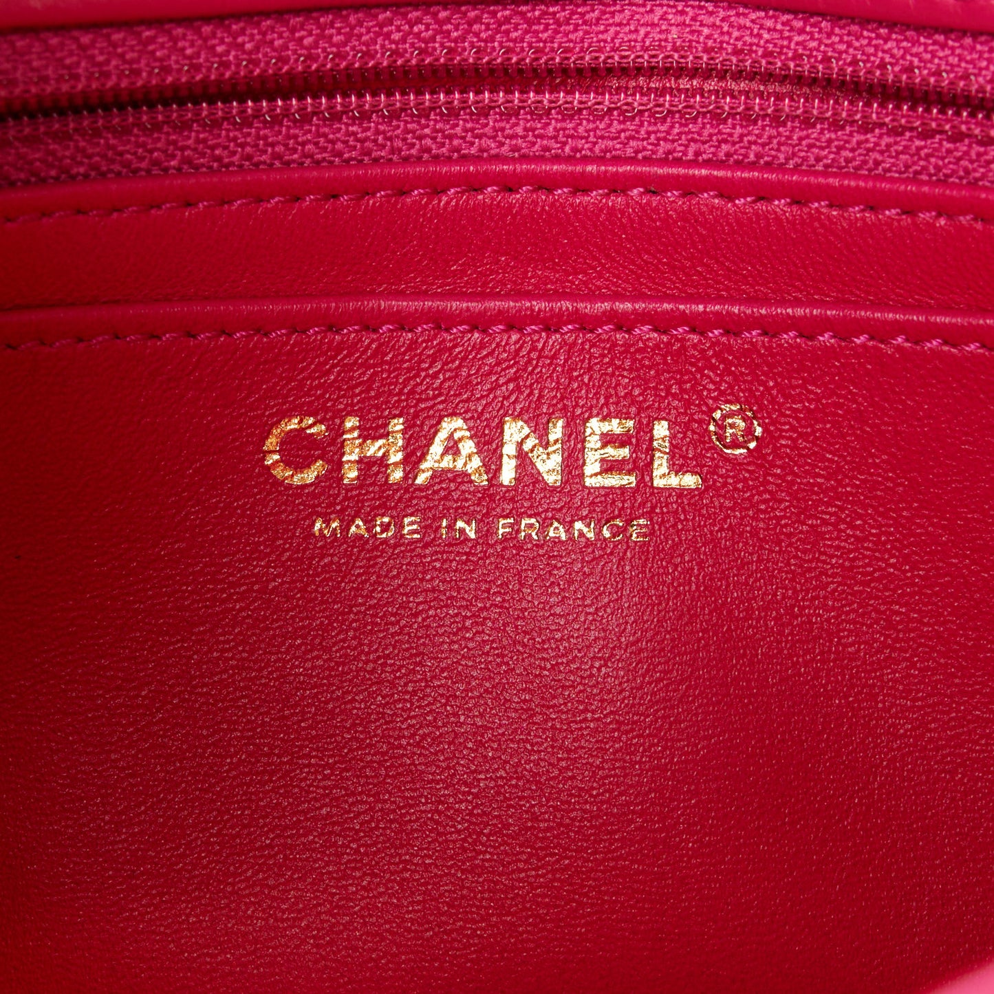 Aged Calfskin Quilted 2.55 Reissue Mini Flap Fuchsia