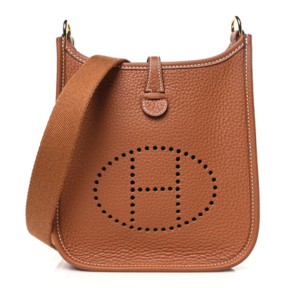 Hermes Taurillon Clemence Evelyne TPM Gold 1 of 11