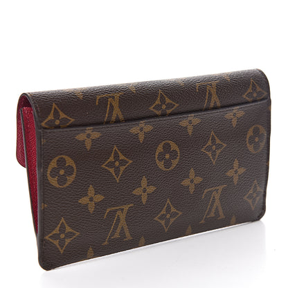 Louis Vuitton Monogram Jeanne Wallet Fuchsia 4 of 9