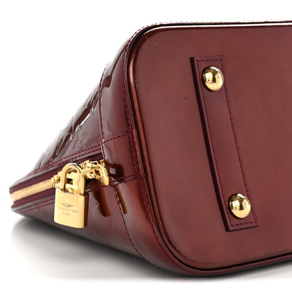 Louis Vuitton Vernis Alma PM Rouge Fauviste 9 of 10
