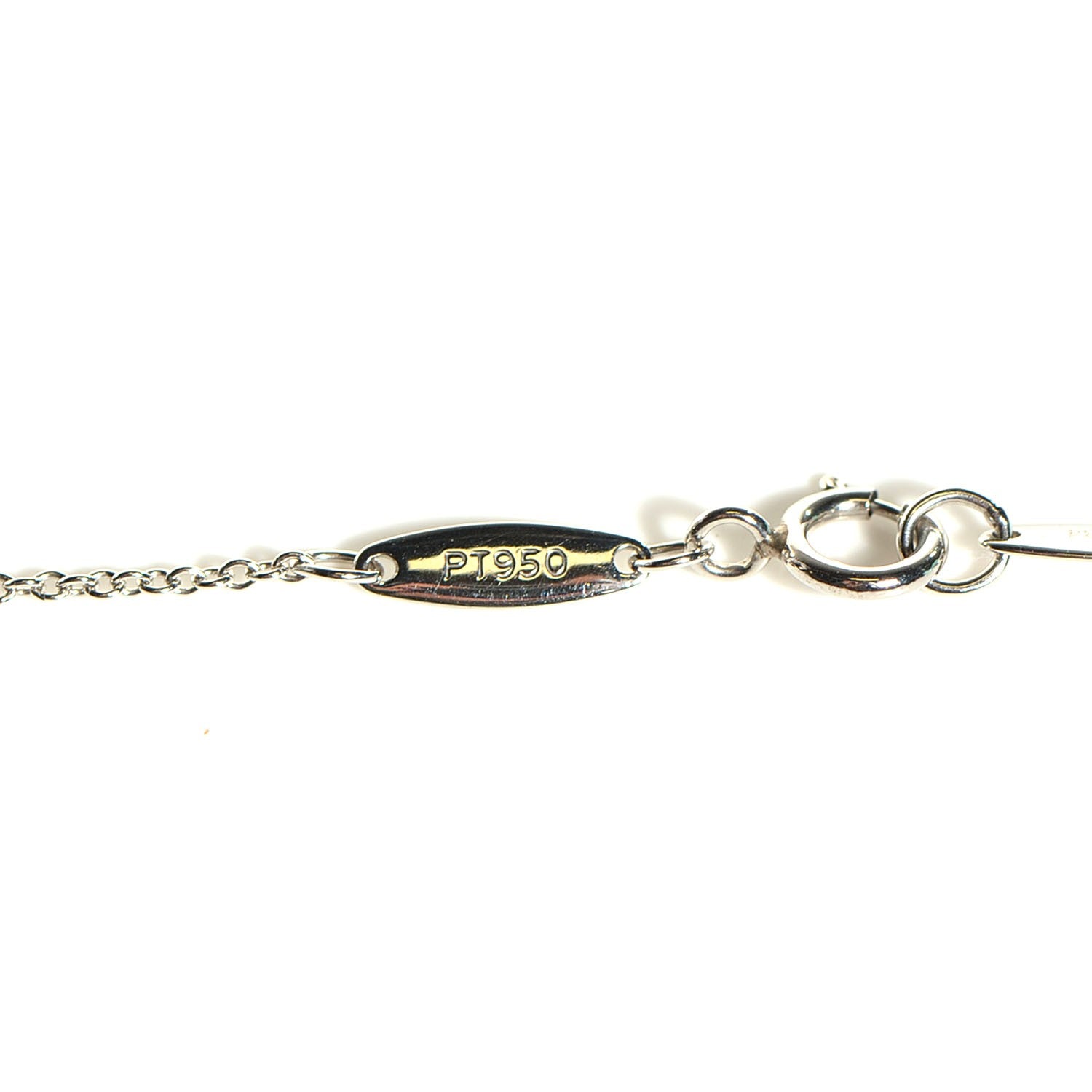 Tiffany Platinum Pear Shape .65ctw Diamonds By The Yard Necklace 4 of 7