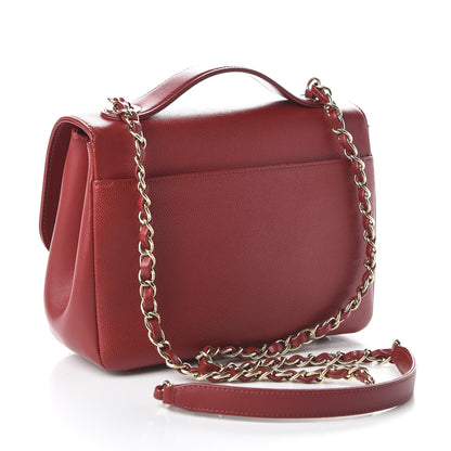 Chanel Caviar Quilted Medium Business Affinity Flap Red 3 of 10