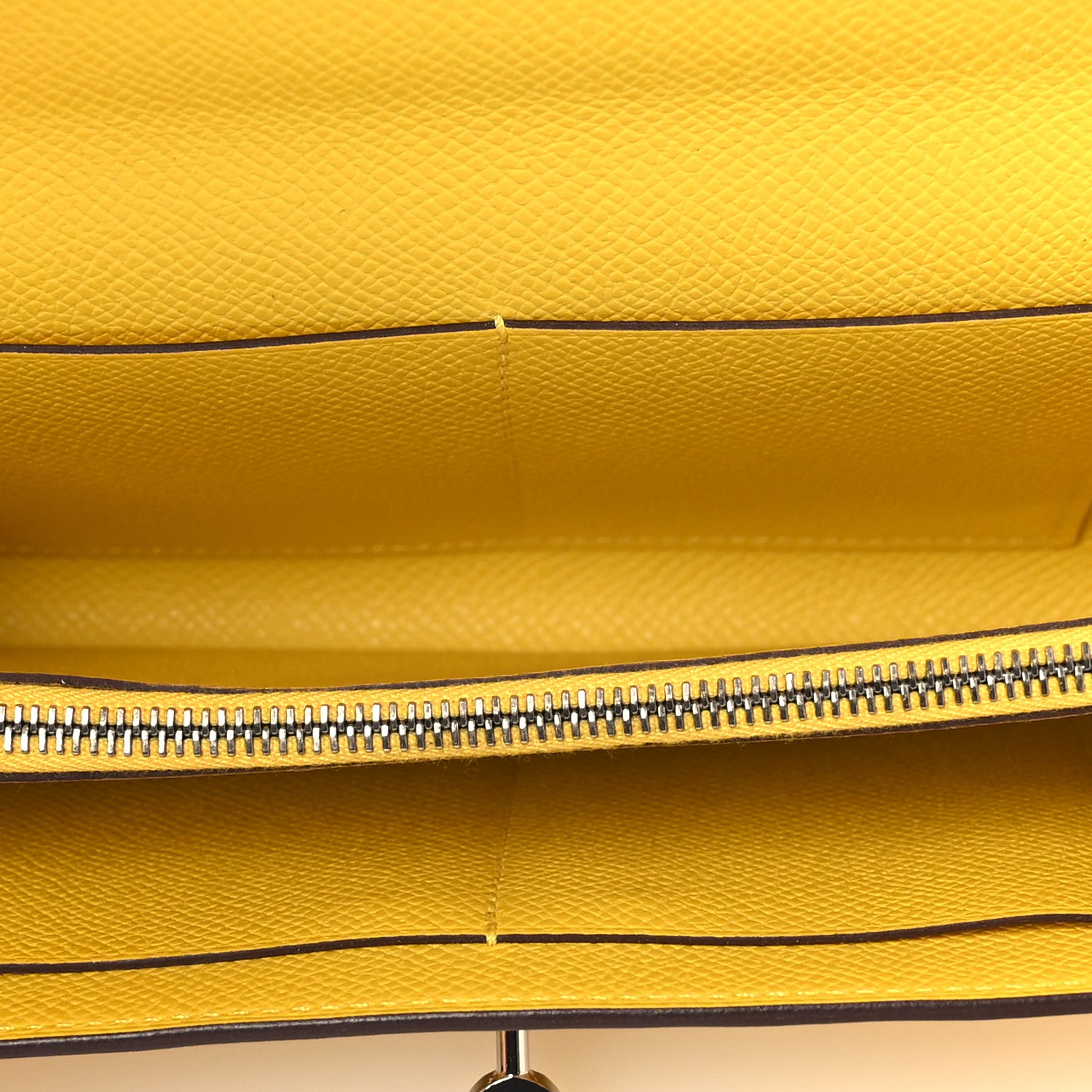 Hermes Epsom Kelly Wallet To Go Jaune De Naples 5 of 12
