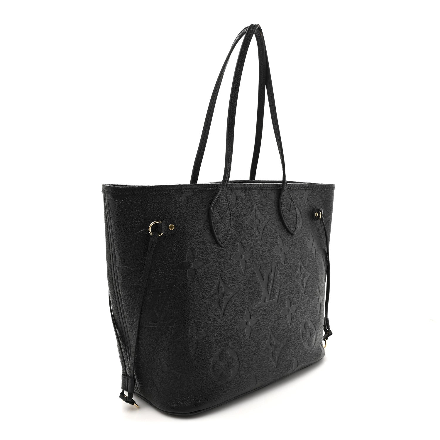 Louis Vuitton Empreinte Monogram Giant Neverfull MM Black 3 of 12