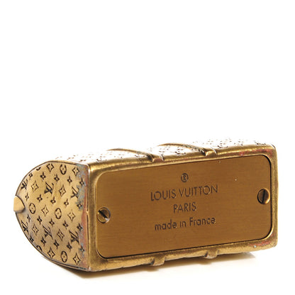 Louis Vuitton Antique Brass Keepall Paperweight 4 of 5