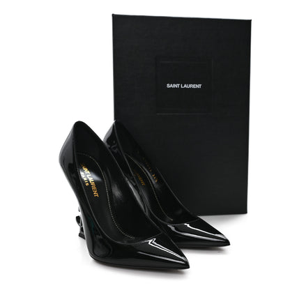 Saint Laurent Patent Opyum 85 Pumps 36.5 Black 10 of 10