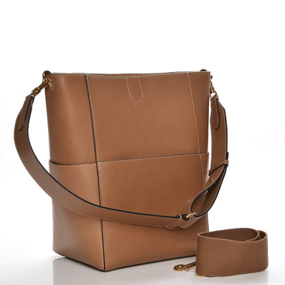 Celine Natural Calfskin Sangle Bucket Bag Light Camel 4 of 7