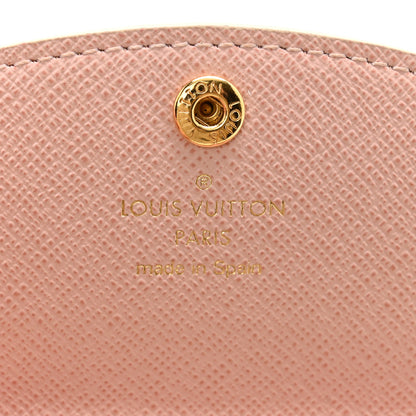 Louis Vuitton Damier Azur Rosalie Coin Purse Rose Ballerine 6 of 10