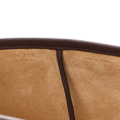 The Row Grained Calfskin Medium N/S Park Tote Acajou 6 of 9