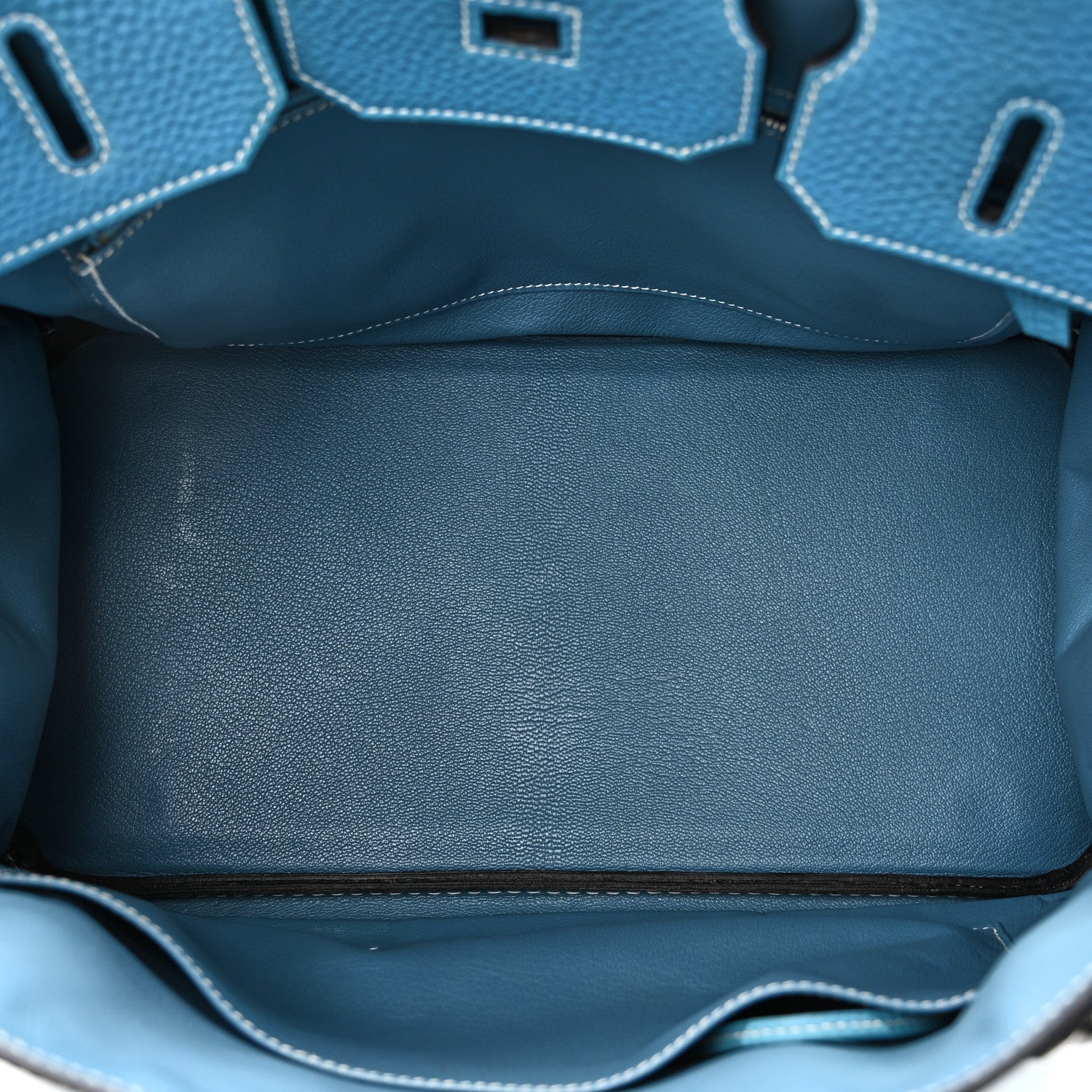 Hermes Togo Birkin 35 Blue Jean 5 of 10