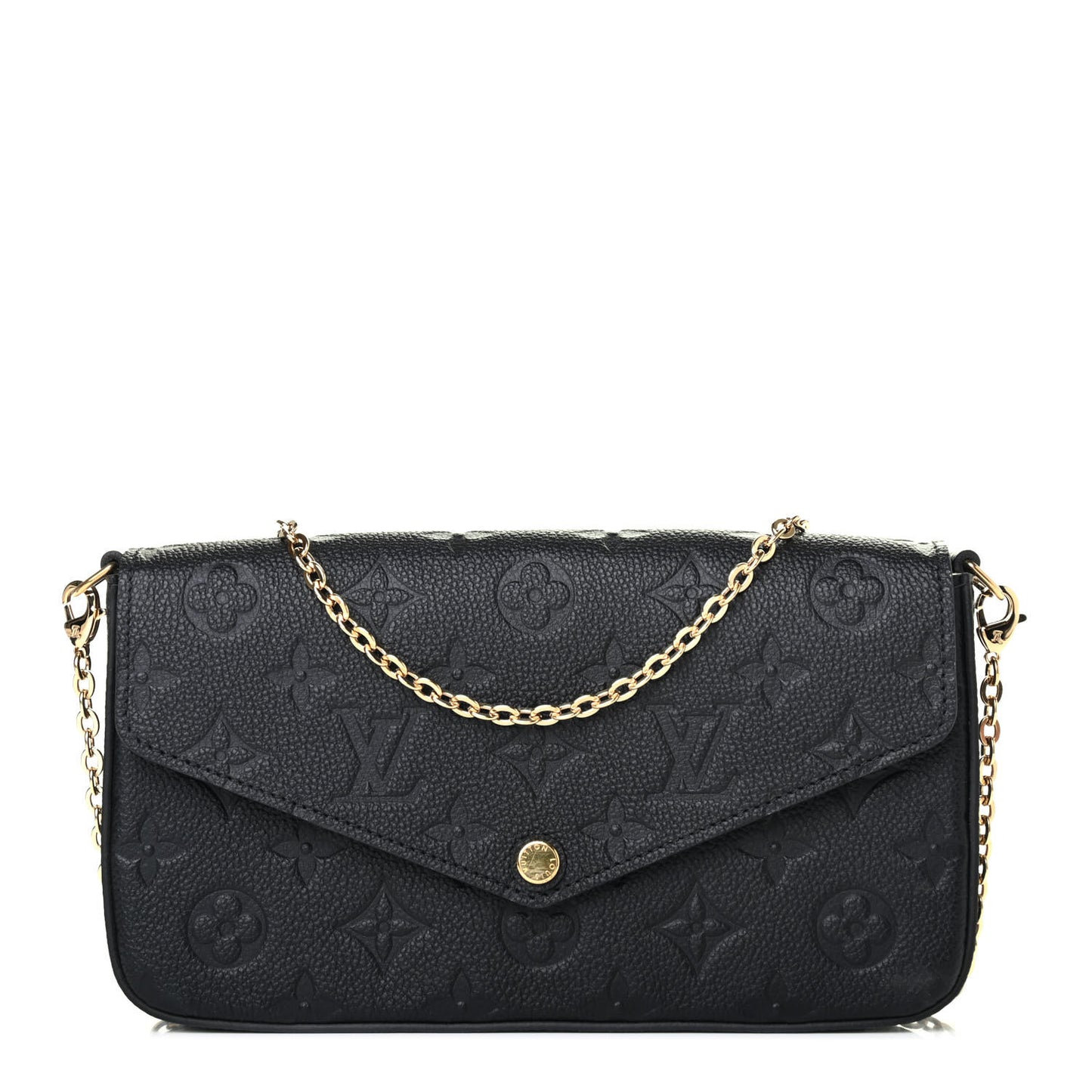 Empreinte Pochette Felicie Chain Wallet Black