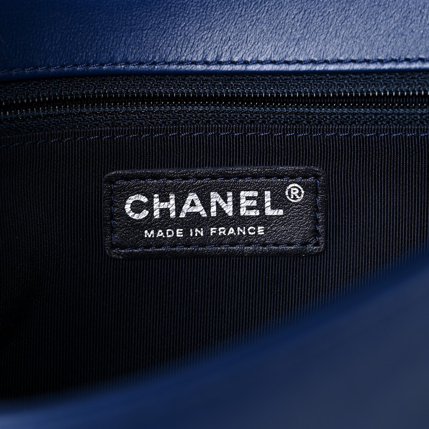 Chanel Calfskin Quilted New Medium Boy Flap Blue 5 of 16