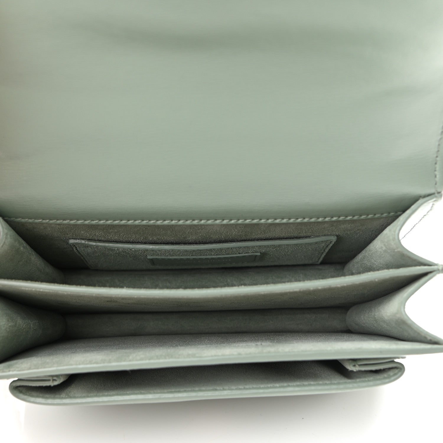 Saint Laurent Calfskin Small Monogram Sunset Vert Opaline 5 of 9