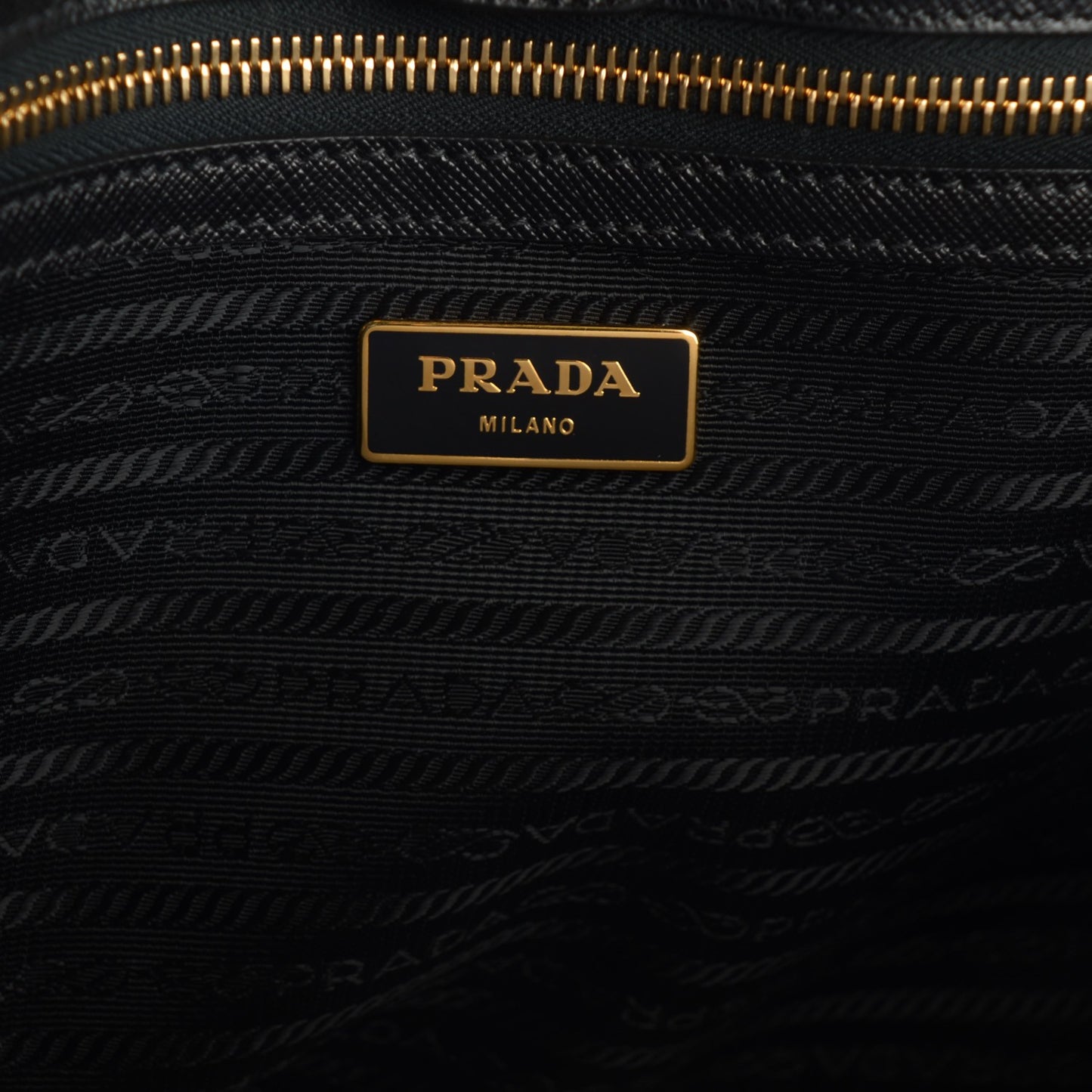 Saffiano Lux Large Tote Nero Black