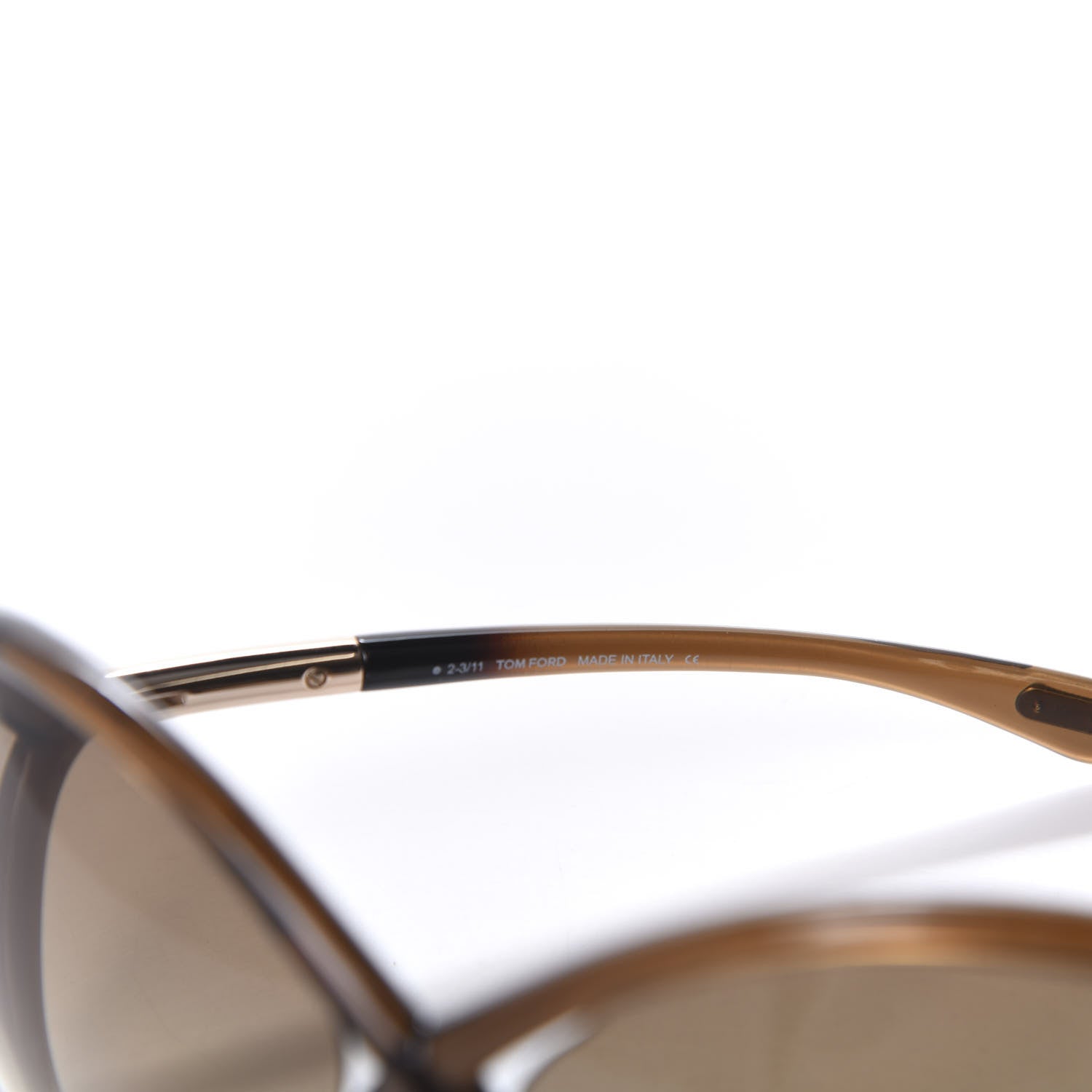 Tom Ford Acetate Whitney Crossover Sunglasses TF9 Brown 6 of 8