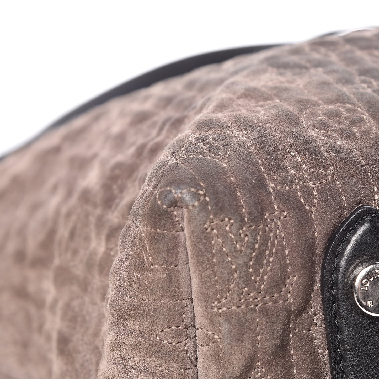 Monogram Suede Antheia Hobo PM BBrown