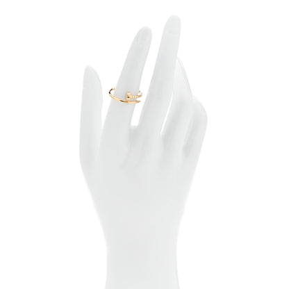 Cartier 18K Yellow Gold Small Juste Un Clou Ring 54 6.75 2 of 7