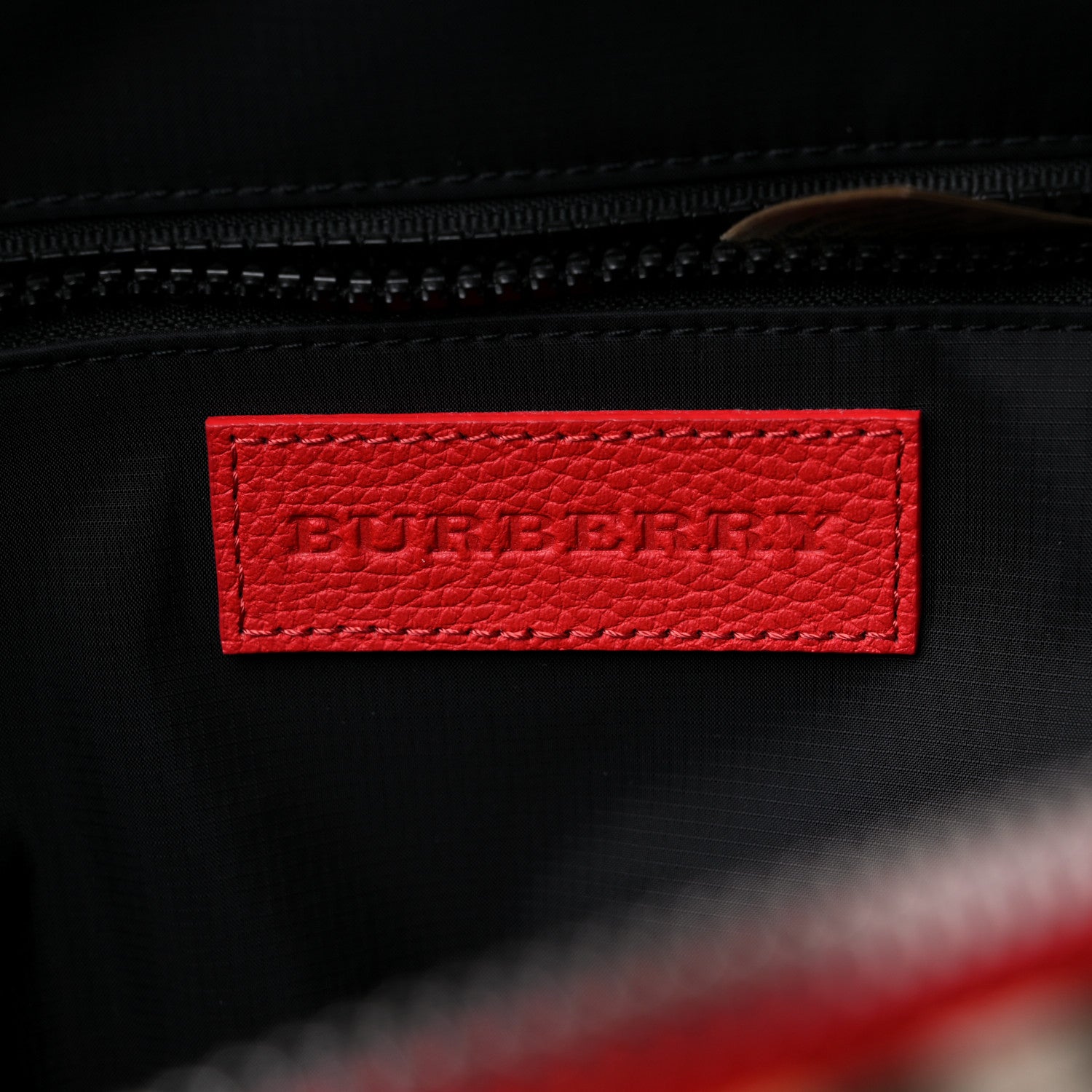 Burberry Vintage Check Embroidered Logo Backpack Antique Yellow 6 of 10