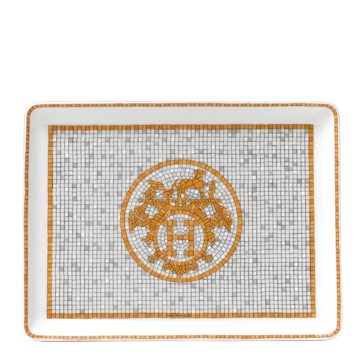 Porcelain Mosaique au 24 Gold Sushi Plate