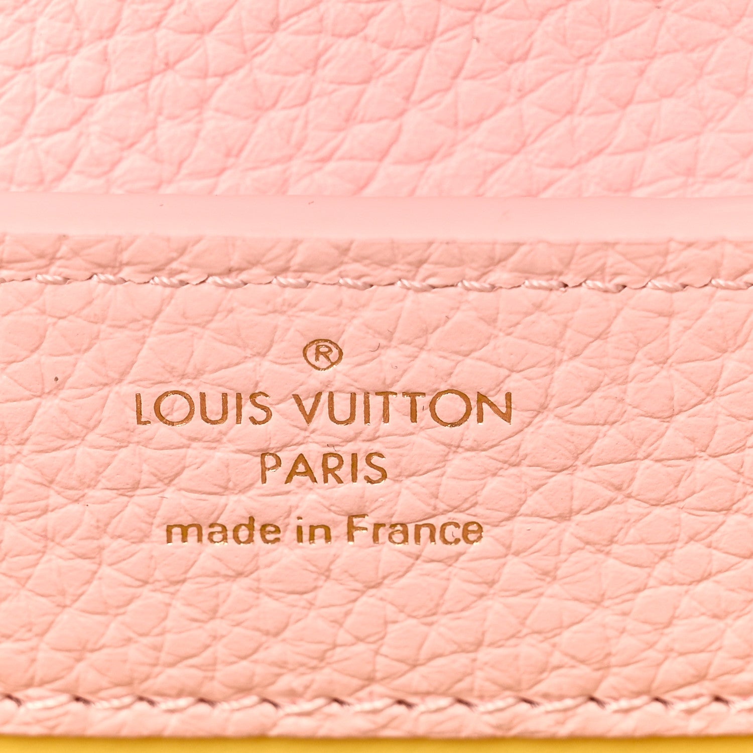 Louis Vuitton Taurillon Flower Chain Mini Capucines Pink 6 of 10
