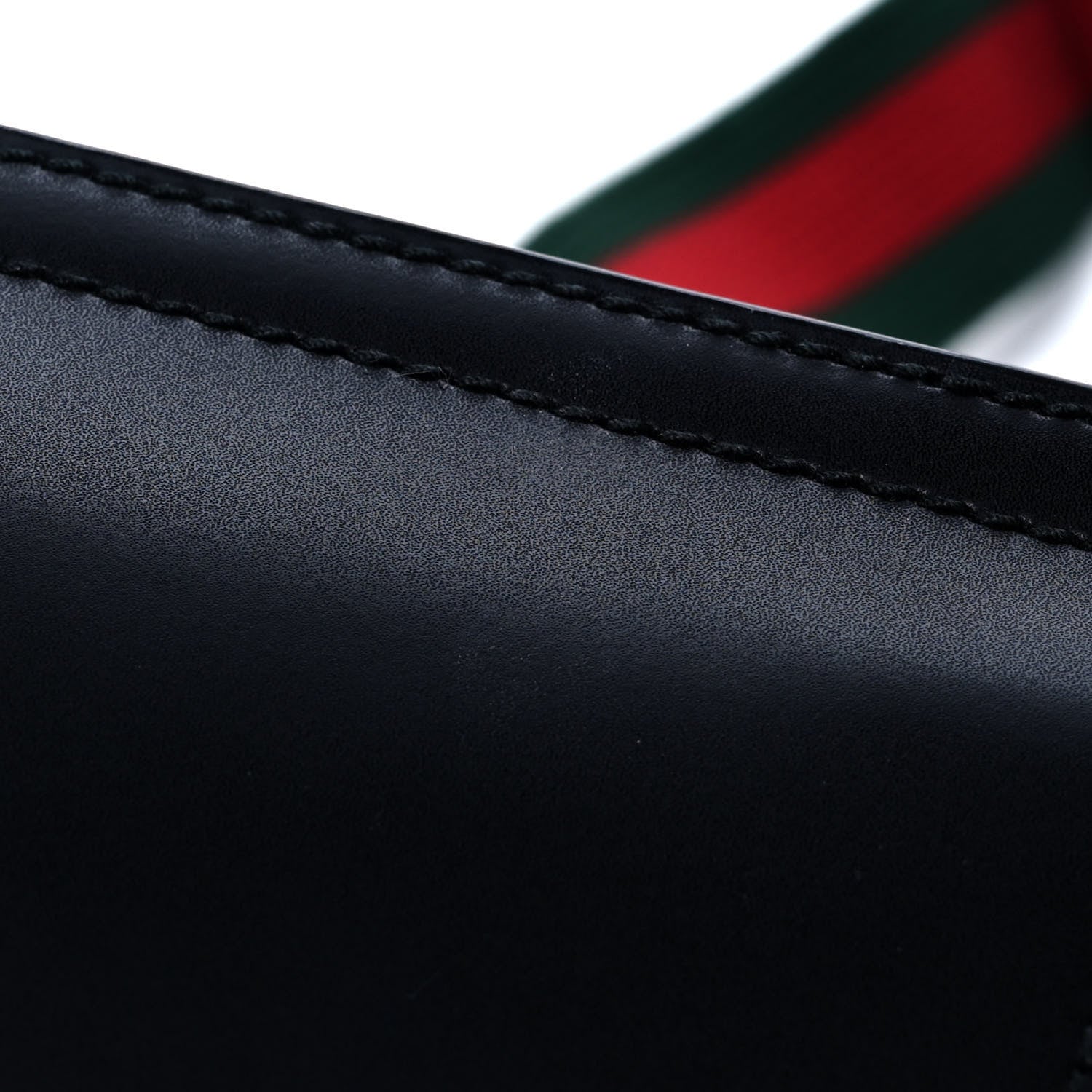 Gucci GG Supreme Monogram Web Belt Bag Black 12 of 15