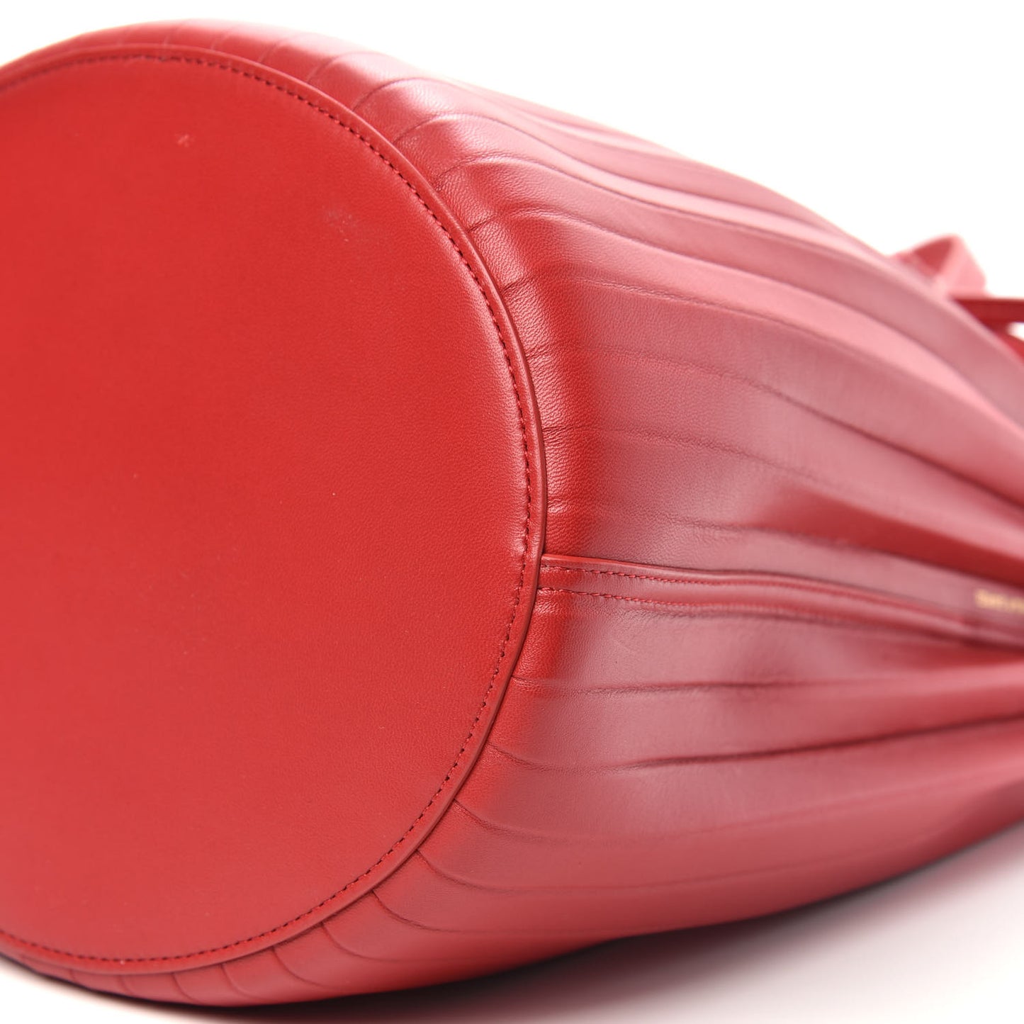 Pleated Bucket Bag Flamma