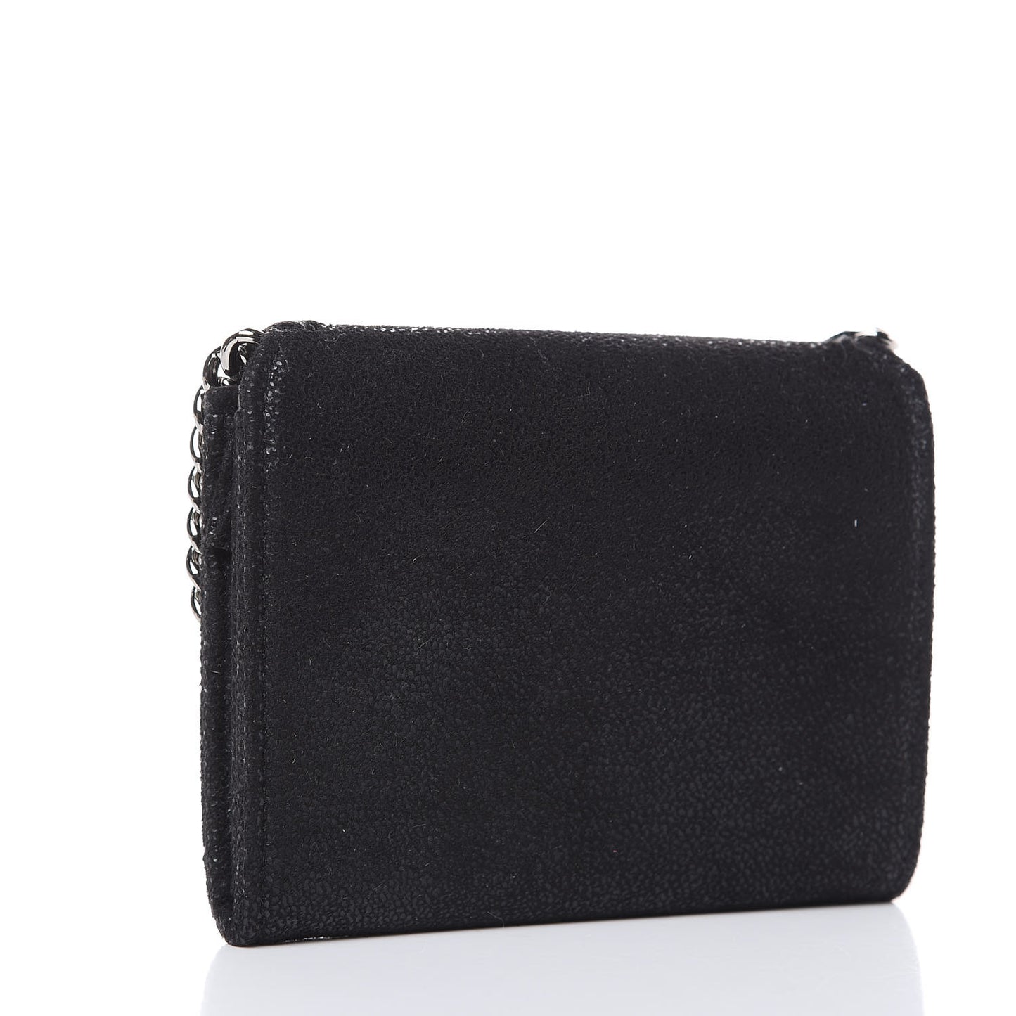 Shaggy Deer Small Falabella Wallet Black