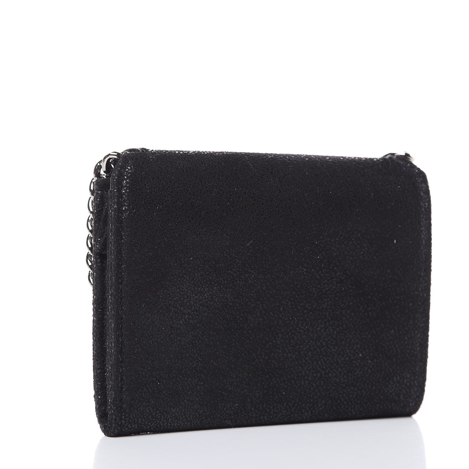 Stella McCartney Shaggy Deer Small Falabella Wallet Black 3 of 7