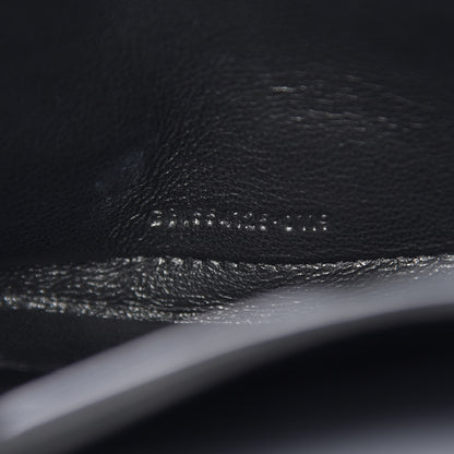 Saint Laurent Lambskin Matelasse Monogram Vicky Chain Wallet Black 8 of 13