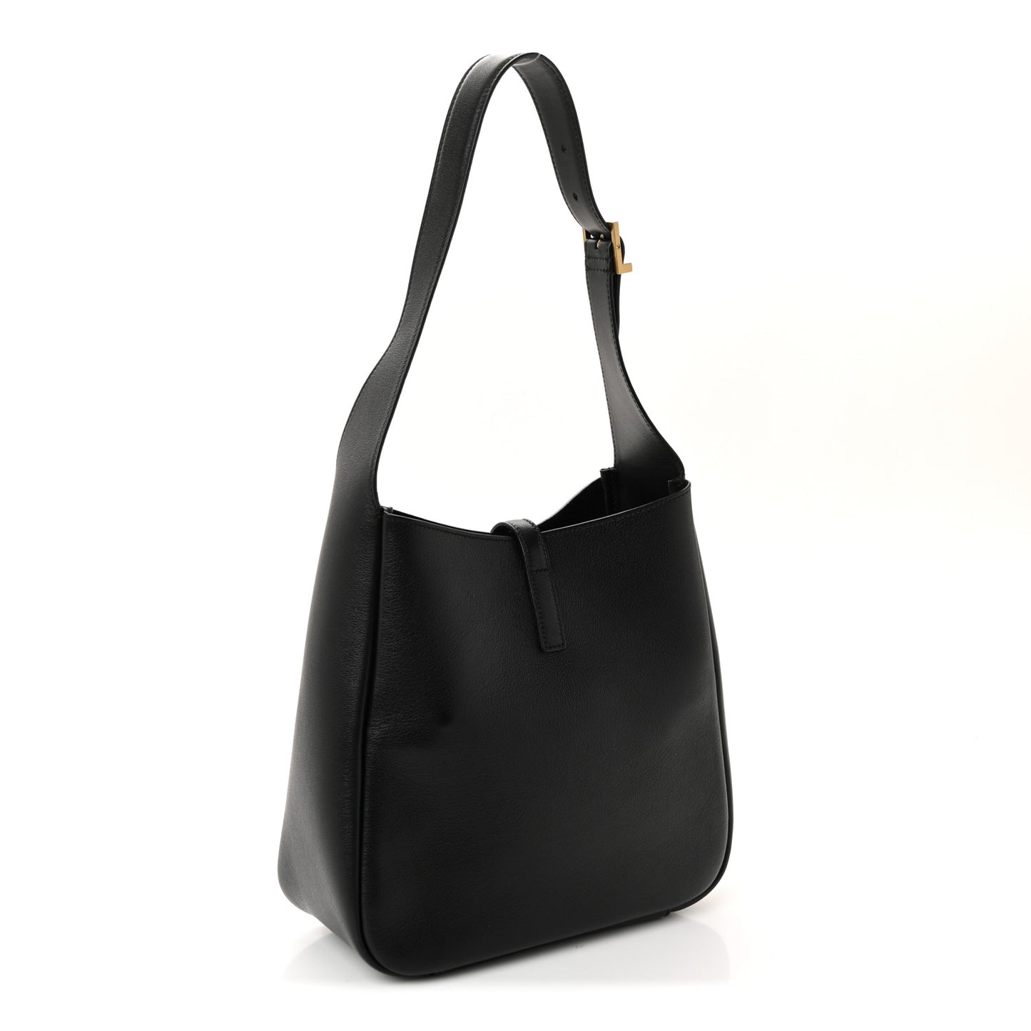 Smooth Calfskin Small Le 5 A 7 Soft Hobo Black
