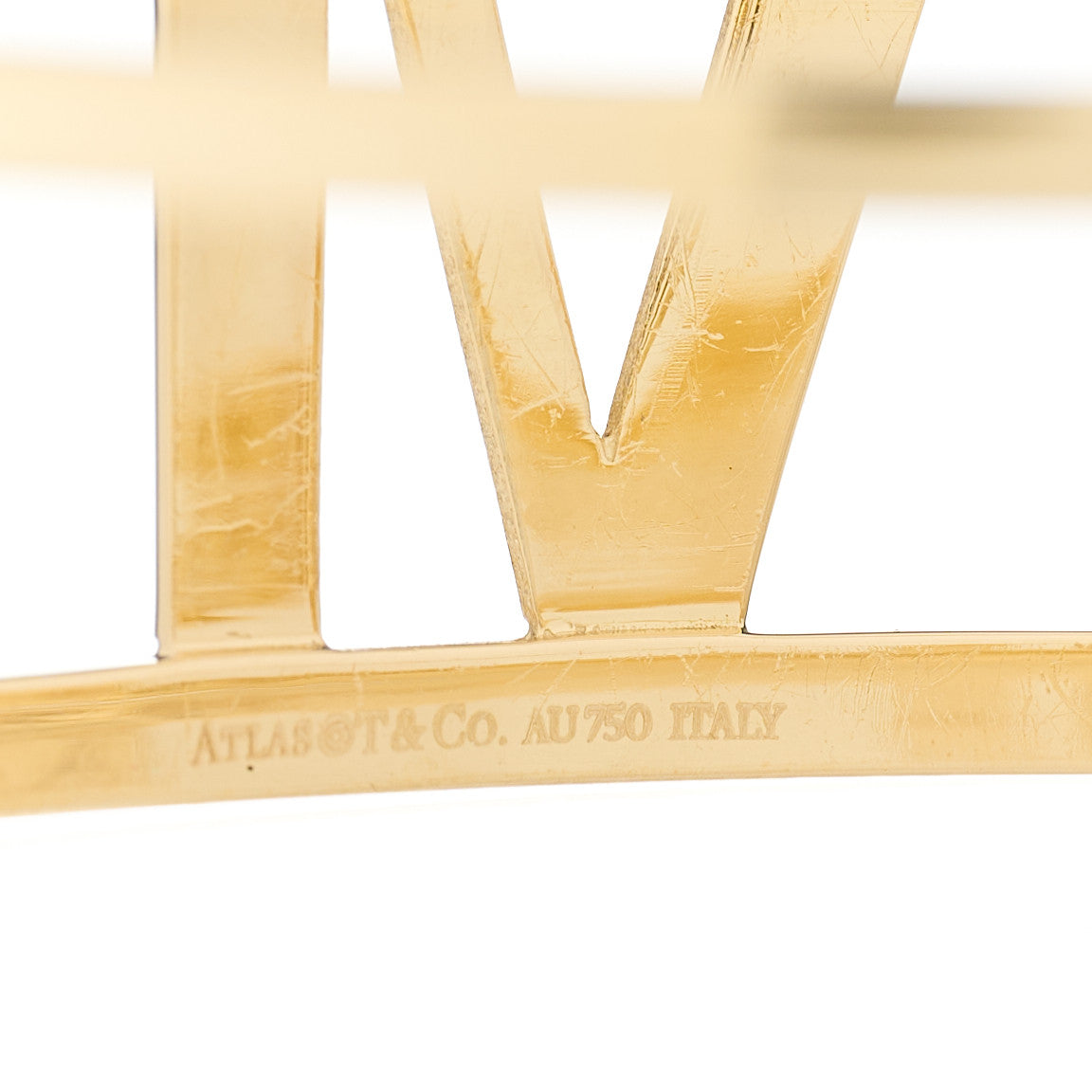 Tiffany 18K Yellow Gold Atlas Bangle 3 of 4