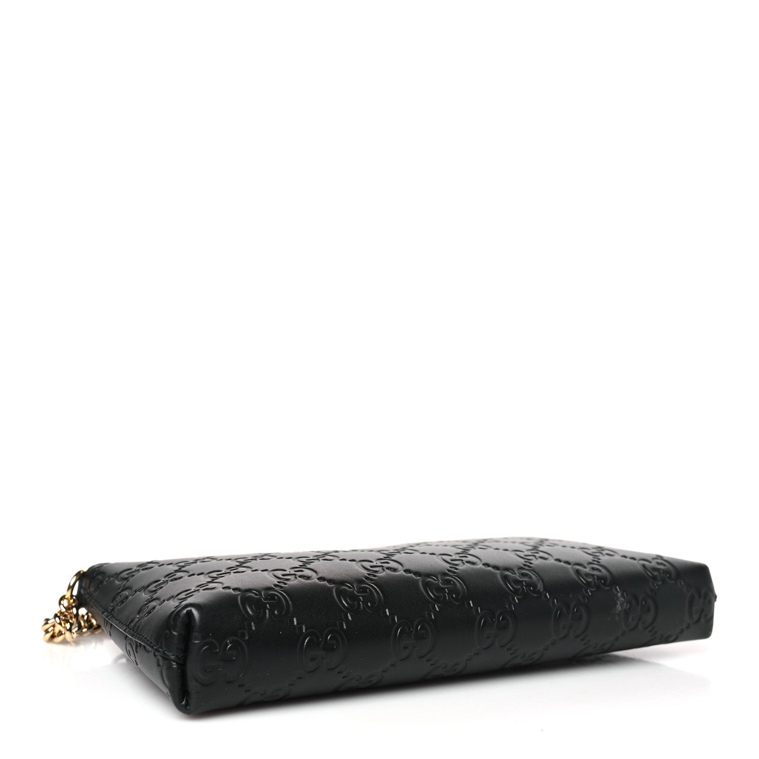 Gucci Guccissima Signature Wrist Wallet Black 4 of 10