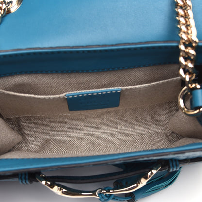 Gucci Microguccissima Mini Emily Shoulder Bag Deep Cobalt 5 of 9