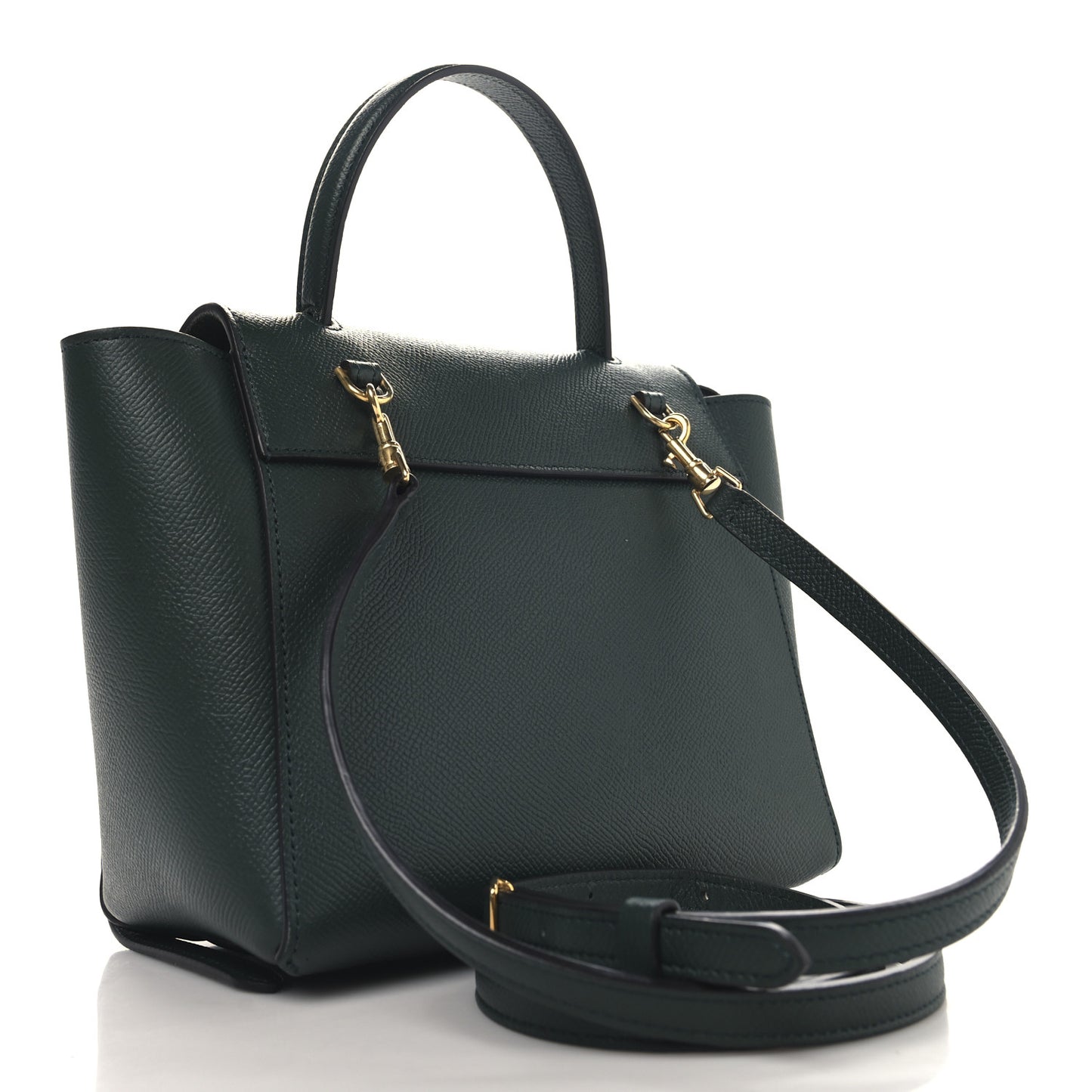 Grained Calfskin Nano Belt Bag Amazone