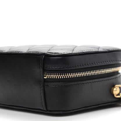 Chanel Lambskin Quilted CC Pearl Crush Camera Case Black 9 of 9