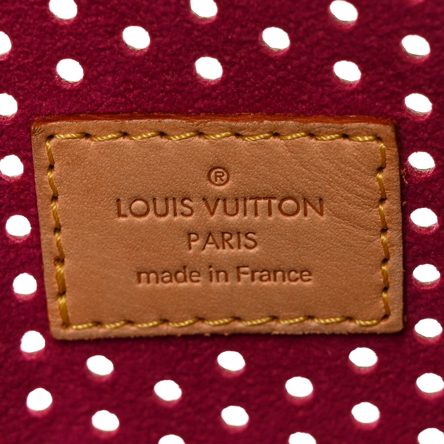 Monogram Perforated Speedy 30 Fuchsia