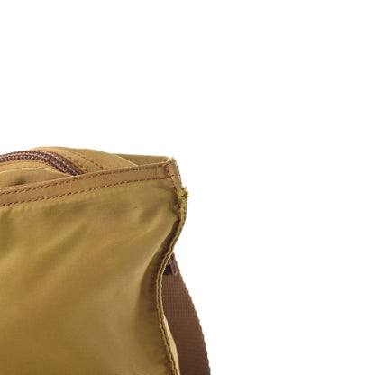 Prada Nylon Vela Flat Messenger Bag Senape 11 of 11