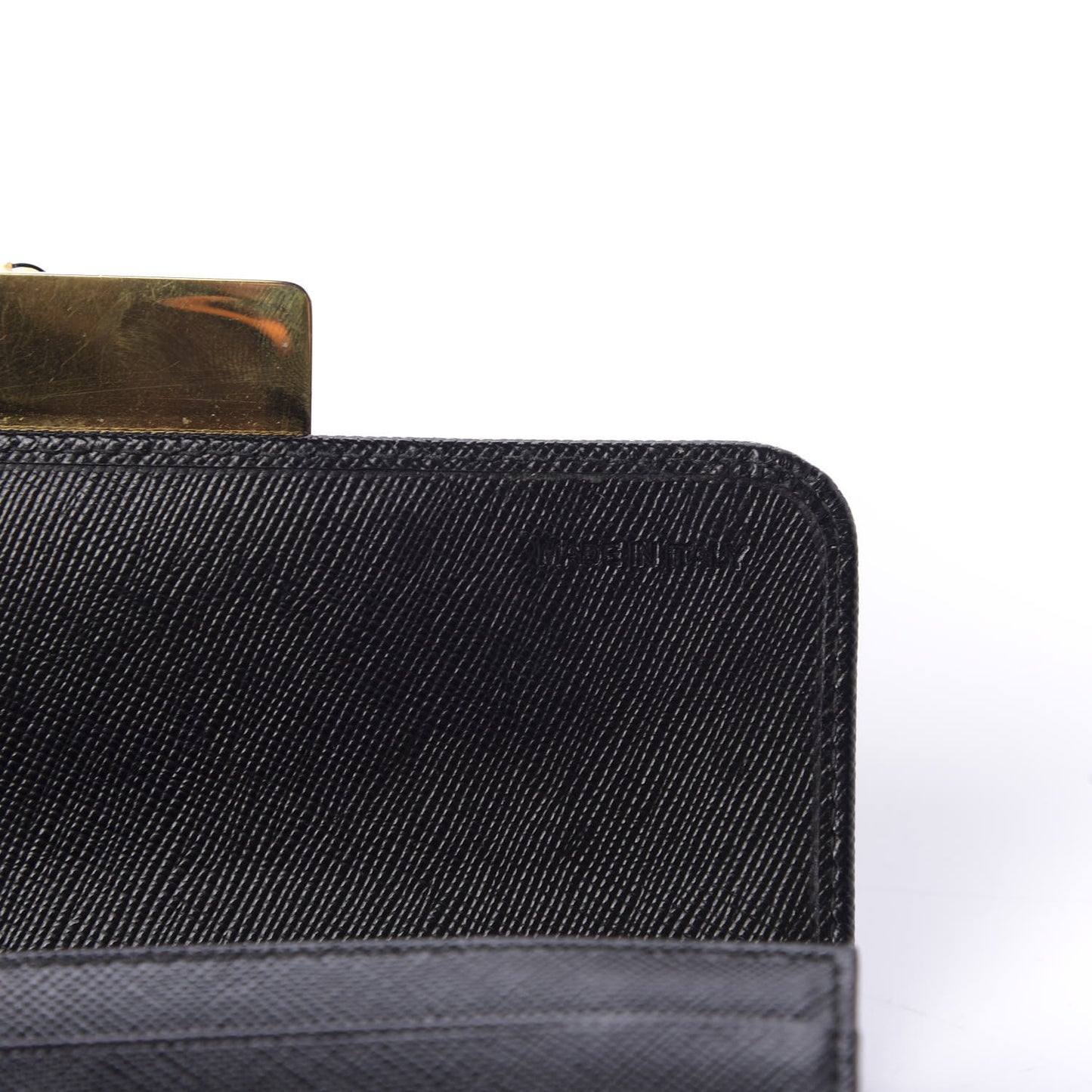 Saffiano Stones Continental Wallet Black