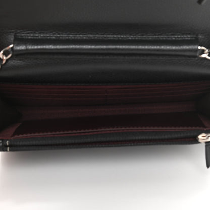 Chanel Caviar Quilted Wallet On Chain WOC Black 5 of 13