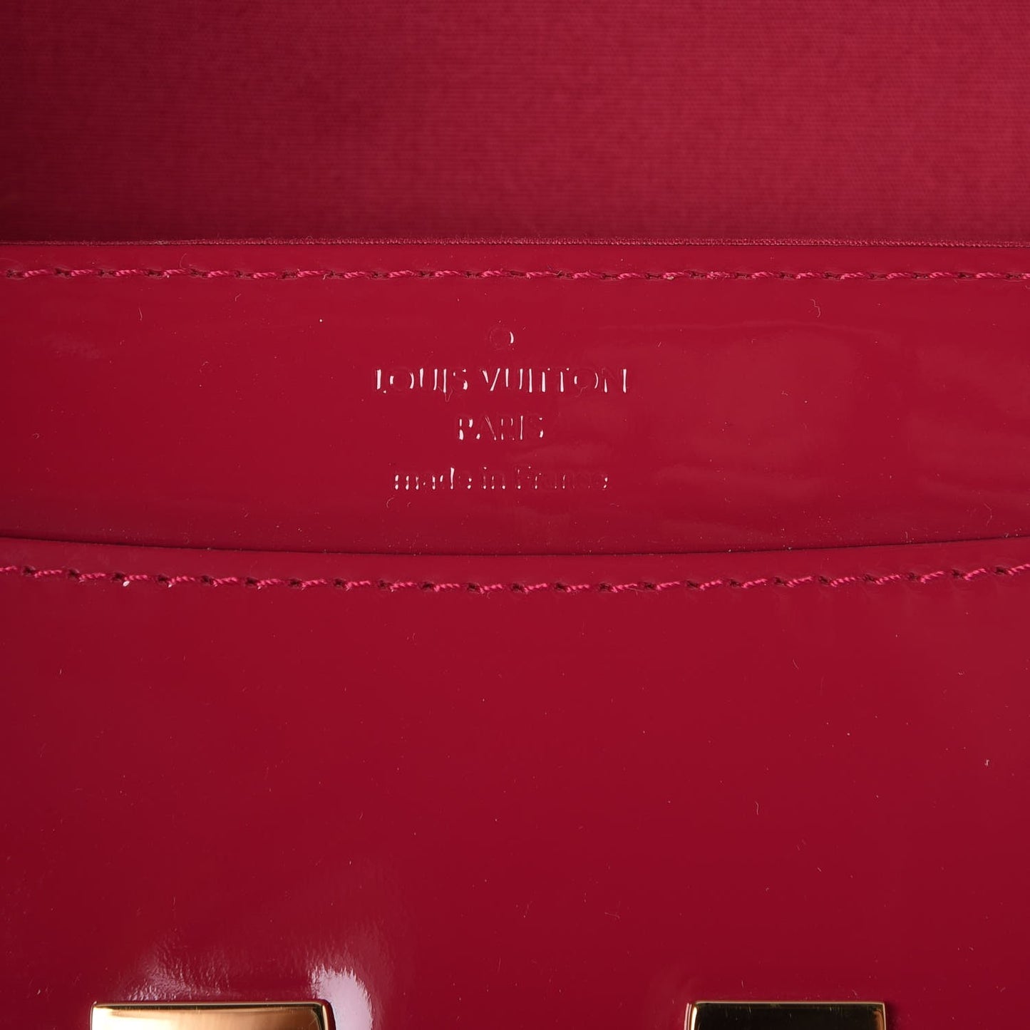 Patent Louise Clutch Rose Indien