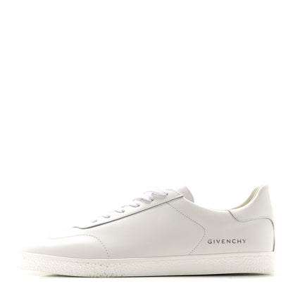 Givenchy Calfskin Logo Debossed Town Sneakers 43 White 1 of 10