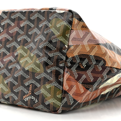 Goyard Goyardine Saint Louis Lettres Camouflage PM Black Pink Multicolor 11 of 12